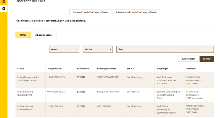 BSI programmiert Kundenportal für die Schweizerische Post BSI, PostPortal-750x400