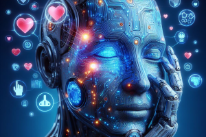 AI-Roboter und ihre Beziehung zu Kunden: Die Bedeutung von Empathie, Bild: cmm360/Microsoft-Image-Creator