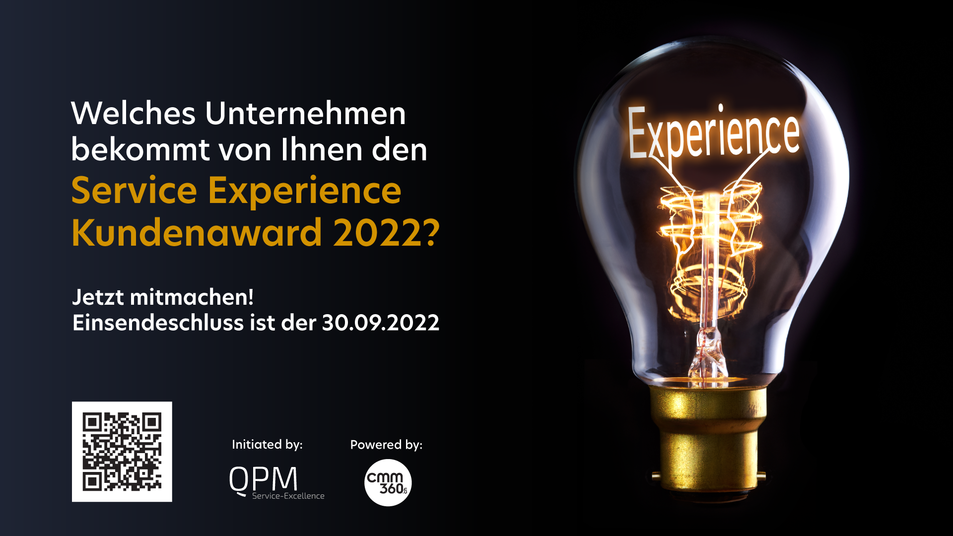 Service Experience Award 2022 – der Schweizer Kundenaward Service Experience Award 2022 - der Schweizer Kundenaward, QPM Marketing Service