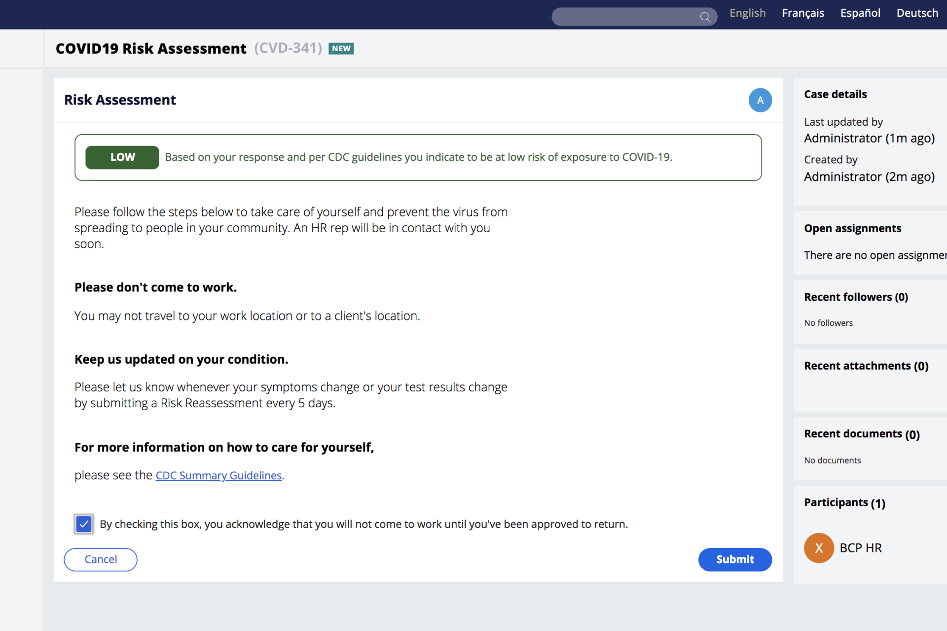 Pegasystems launcht COVID-19 App zum Risikomanagement